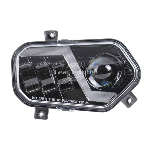 LED Headlights High Low Beam For RZR 900 XP for 2011-14 Polaris RZR 800 ATV UTV - Image 4 of 4