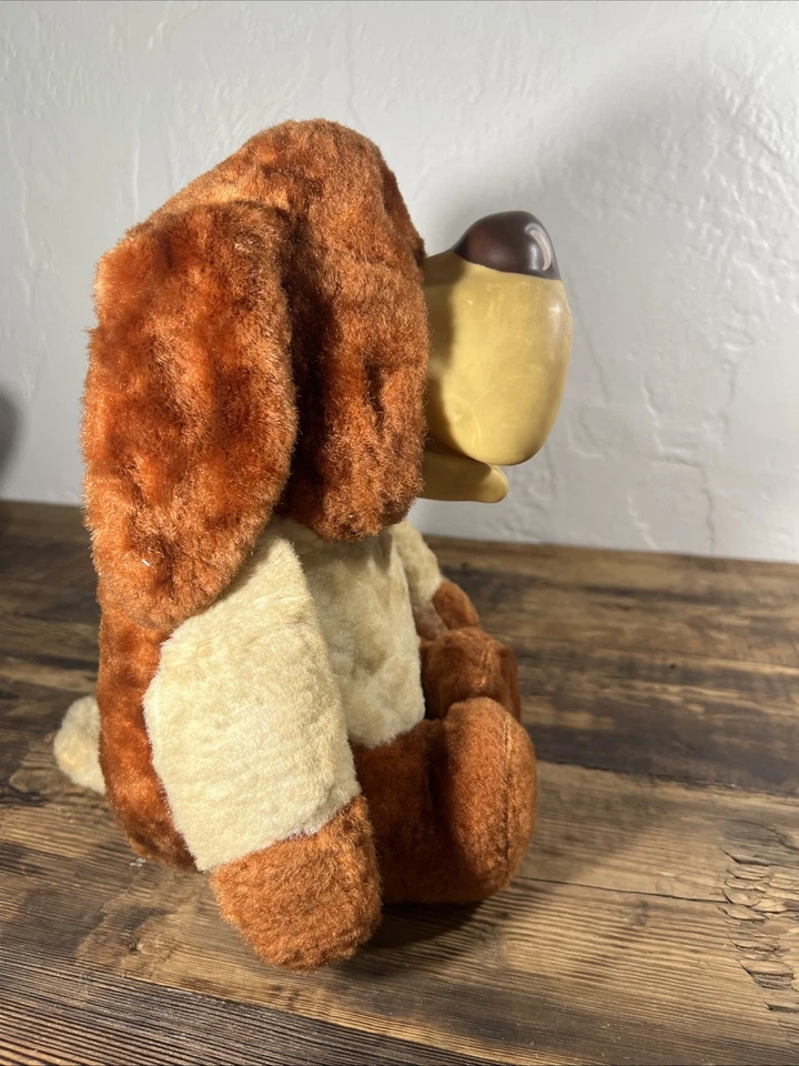 Cuerda de tracción de colección Mattel Bernie St. Bernard cara de goma perro hablando (1965) Foto 4 de 4