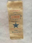 WHEATON ILLINOIS 105th INFANTRY GAR CIVIL WAR GRAND ARMY REPUBLIC REUNION RIBBON