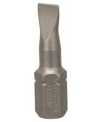 Bosch Schrauberbit Extra-Hart S 0,8 x 5,5, 25 mm, 10er-Pack 2607001462
