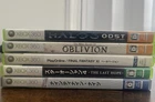 Lot of 5 Xbox 360 Games Halo 3 ODST Elder Scrolls IV Japan Import