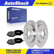 Rear Brake Rotors Premium Ceramic Pads for Ford Explorer Edge Taurus Flex