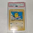 Pokemon 2001 Black Star Promo Surfing Pikachu #28 Holo PSA 8 League English
