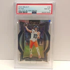 2024 Panini Select Concourse Bo Nix #30 RC Silver Prizm Die-Cut Broncos PSA 8