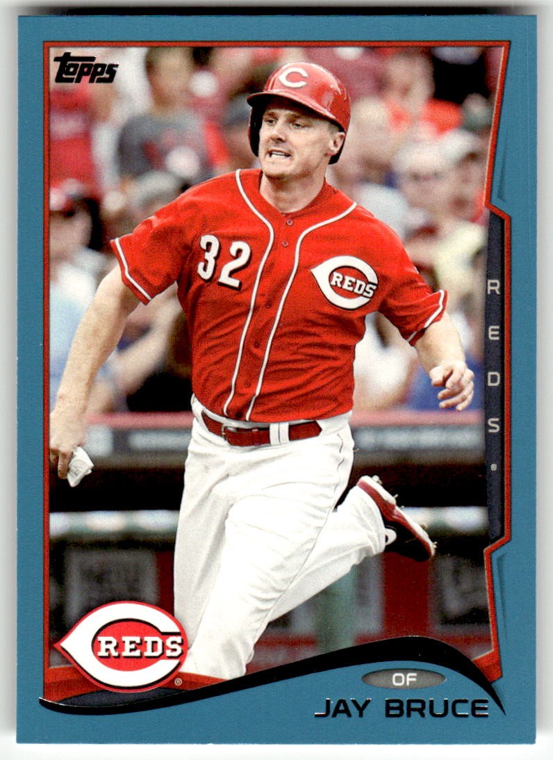2014 Topps #124 Jay Bruce Blue Cincinnati Reds Baseball