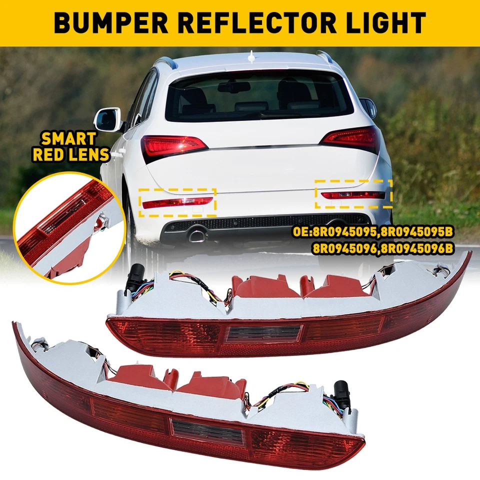 1/2 juego de luces de parachoques inferiores traseras izquierda+derecha para Audi Q5 200 Foto 2 de 4