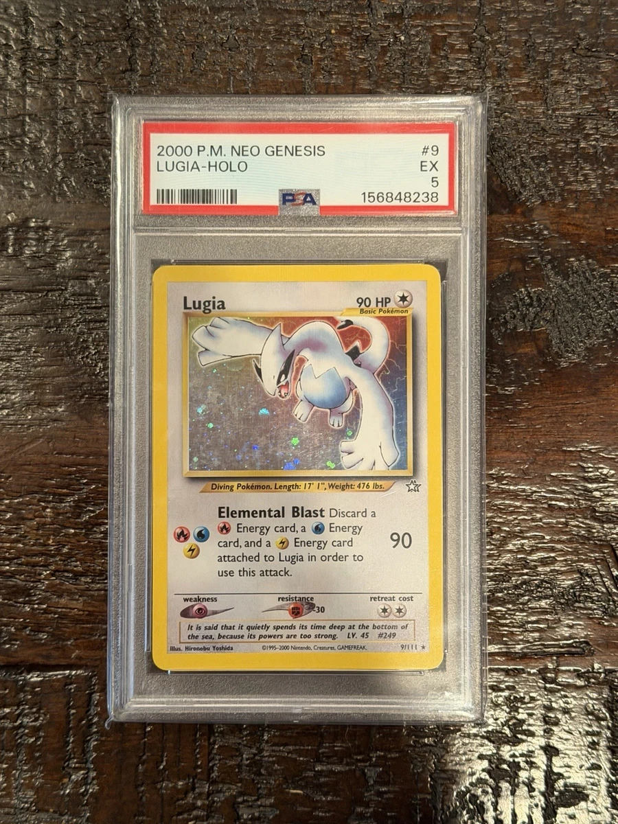 Lugia Pokémon TCG Neo Genesis Holo Rare Individual Collectible