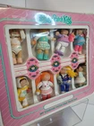 Vintage 1980s Cabbage Patch Kids Brag Bag 8 Dolls Original Case  Has Wear