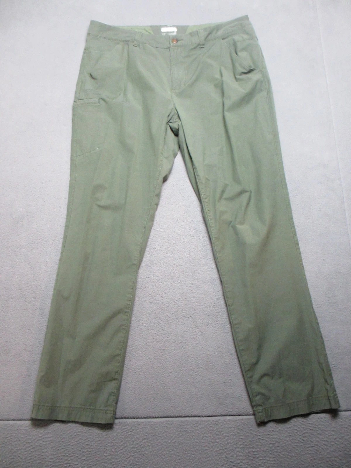 Marmot Pants Mens XL 37X30.5 Green Mid Rise Outdoor Hiking Cargo Pocket