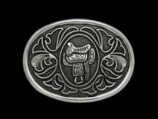 UD13102 VINTAGE 1970s HORSE SADDLE WESTERN COWBOY BELT BUCKLE