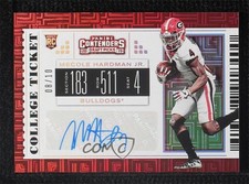 2019 Contenders Draft Picks College Ticket 8/10 Mecole Hardman Jr #278 Auto c8n