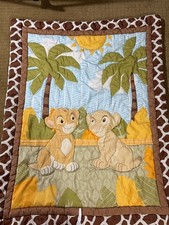 Vintage, Timeless , Cozy Disney The Lion King Baby Crib Comforter