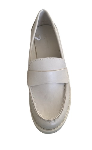 Old Navy Chunky Lug Sole Shoes Light Gray Ivory Sz 6 Clueless Preppy Y2K 90s NWT - Picture 12 of 12