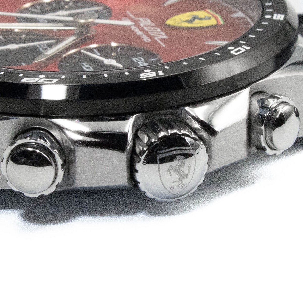 Scuderia Ferrari PILOTA Cronometro Watch Analog Quartz Mens Scuderia Ferrari PILOTA Cronometro Watch Analog Quartz Mens