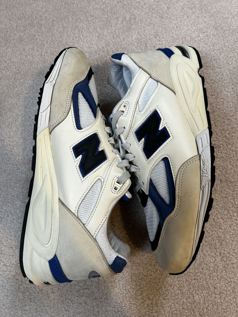 【SALE】NEW BALANCE 990V2 TRAINERS ニューバランス White New Balance 990v2 Made in USA Navy White for Sale