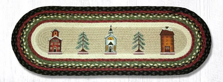 Capitol Earth Rugs Braided Jute Table Runner