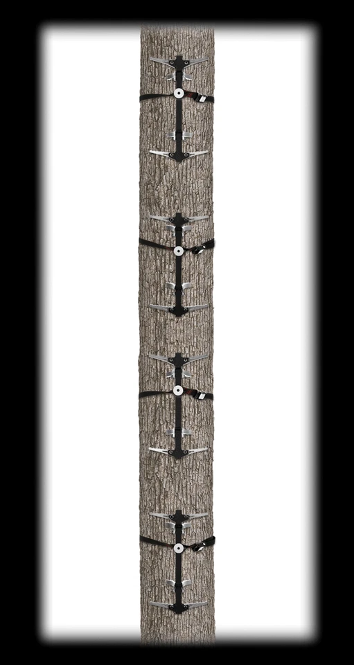 PRIMAL TREESTAND PTSL-135 4 ALUMINUM SNAP STIX TREE CLIMBING STEPS HUNTING BLIND - Image 2 of 3