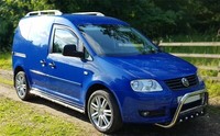 Seiten Stangen+Weiß LED Passend FüR Volkswagen Caddy Maxi Lwb 04 - 10 Van