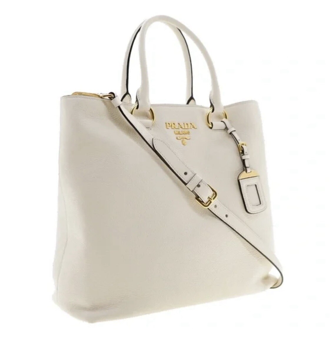 ★PRADA★ VITELLO PHENIX レザー トートバッグ 【1BG865】 Amazon.com: Prada Women's Black Vitello Phenix Leather