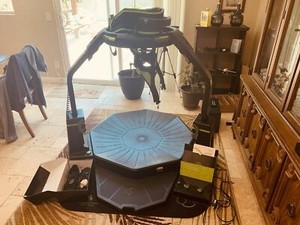 Virtuix Omni Virtual Reality Vr Treadmill Platform W Adjustable Arm Ring Ebay