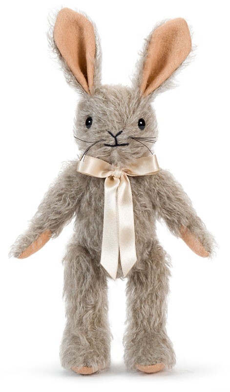 Merrythought Binky bunny rabbit classic jointed mohair - 23cm / 9