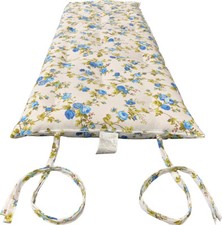 Blue Roses 3x30x80 Materasso Futon Tradizionale da Pavimento Rotante, Tappetino Ospiti Studio