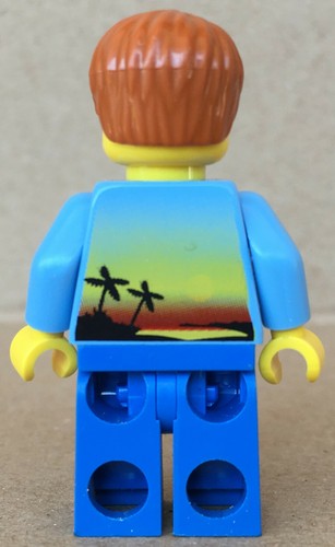 LEGO ®-Minifigur Town City Hawaiihemd Sunset Strand Palmen 4637 Safari - cty0275 - Bild 2 von 2