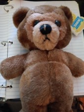 vtg dakin nature babies brown bear plush