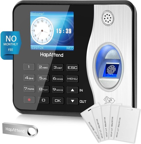 Clock in Clock Out Machine Biometric Fingerprint Attendance Machine Time Clocks