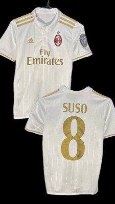 AC Milan SUSO 8 ユニフォーム　ジュニアサイズ AC Milan 2016-2017 away SUSO 8 adidas football shirt jersey soccer