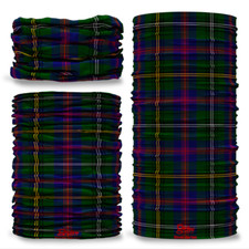 Wood Tartan headwear snood bandana multifunctional recycled plastic UK