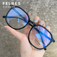 Anti Blue Light Reading Glasses Men Women Square Large Frame Presbyopic Glasses
