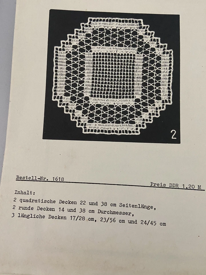 4 DDR Hefte Häkeln verschiedene Größen und Muster Hobbyauflösung(K40) - Bild 2 von 4