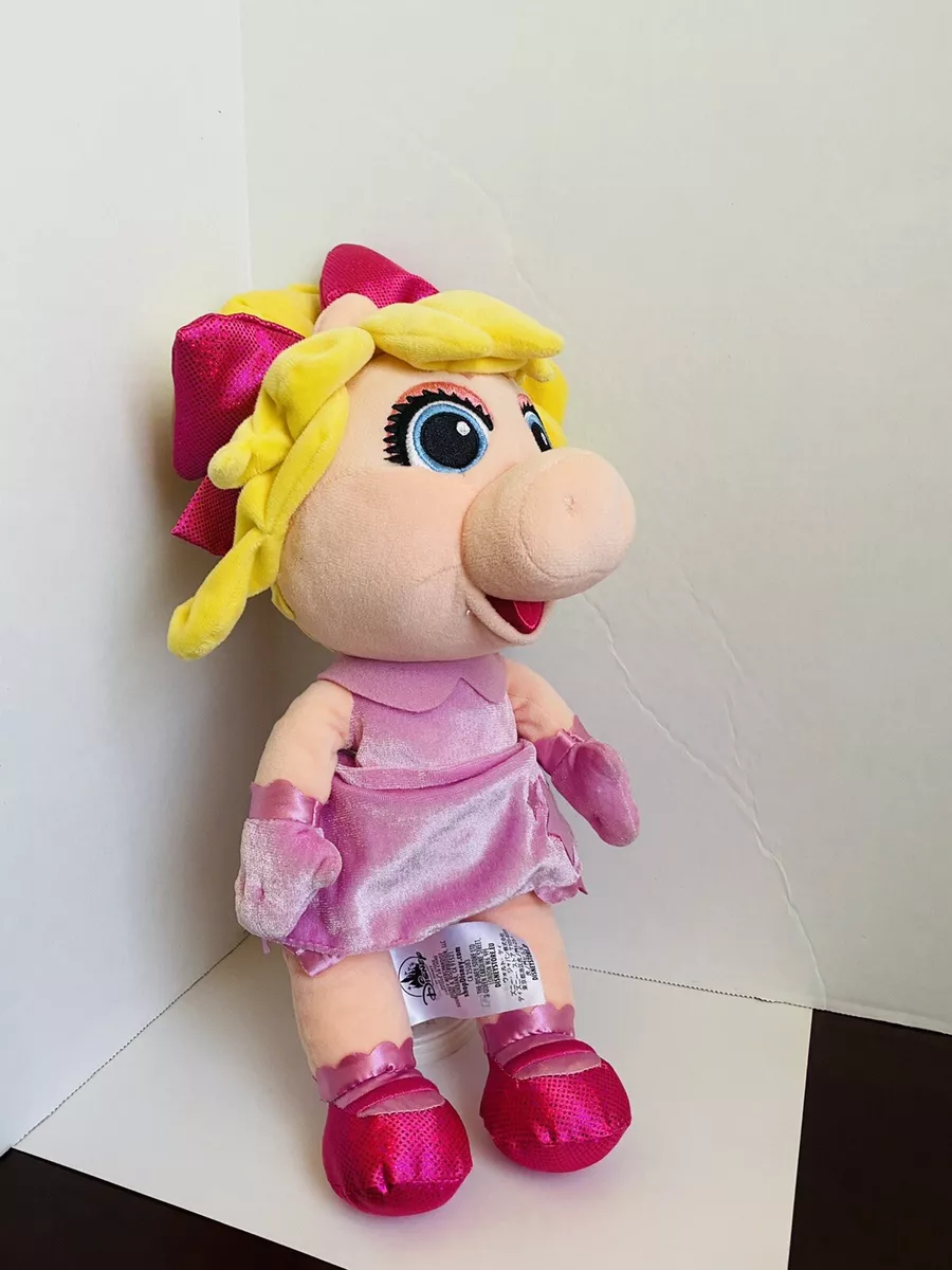 Disney Store Miss Piggy Muppet Babies Plush Pig Pink 14 Soft Toy Stuffed  Animal