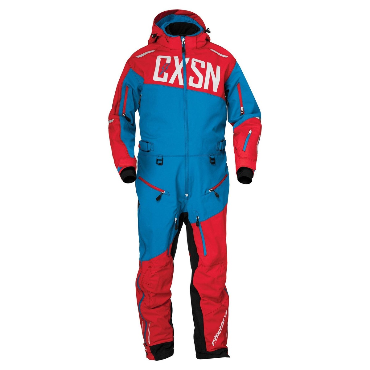 Castle X Freedom G3 (Non-Insulated) Snowmobile Monosuit - Blue/Red