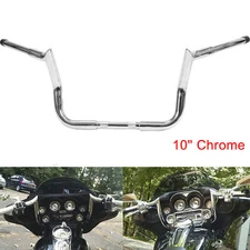 For 2015-2024 Harley Road Glide Chrome 10" Rise Meathook Monkey Bars Ape Hangers