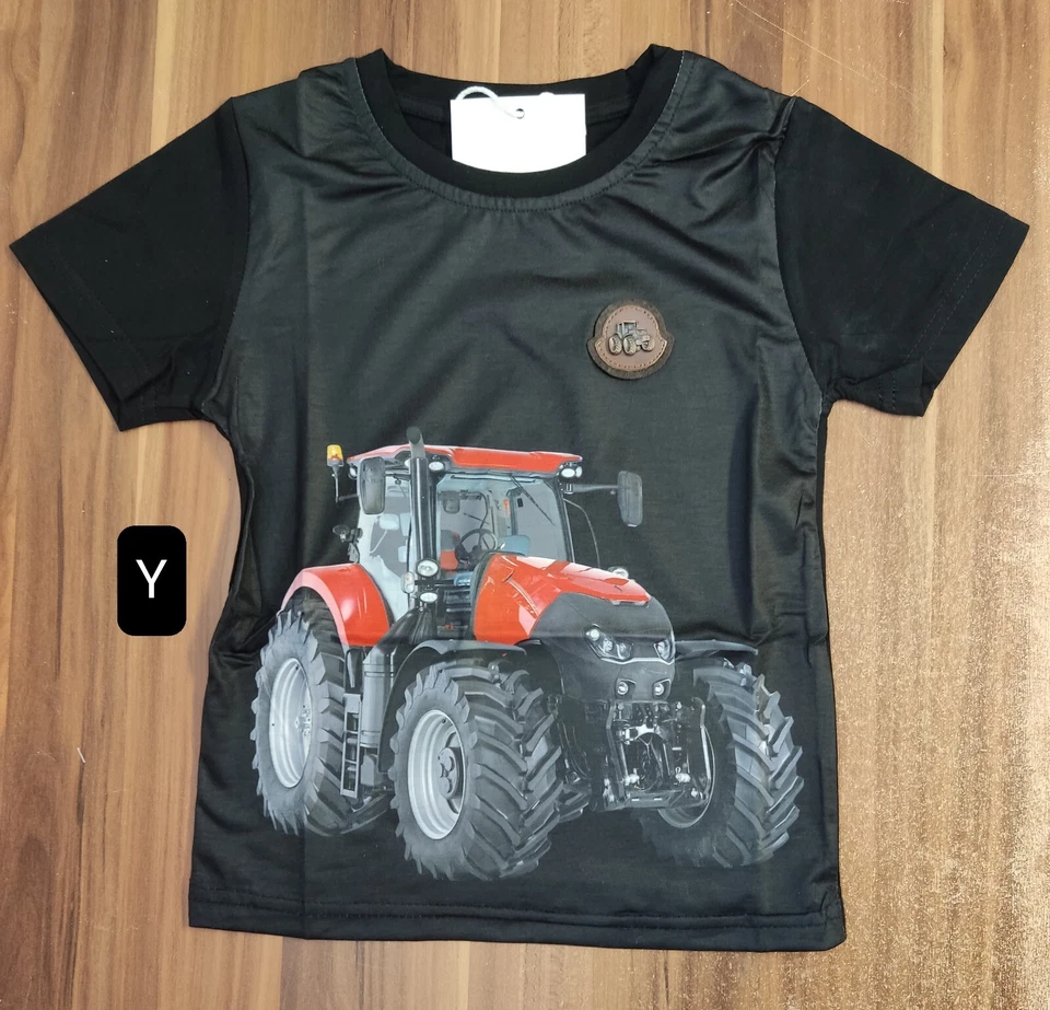 SQUARED AND CUBED Traktor Kinder T-Shirt