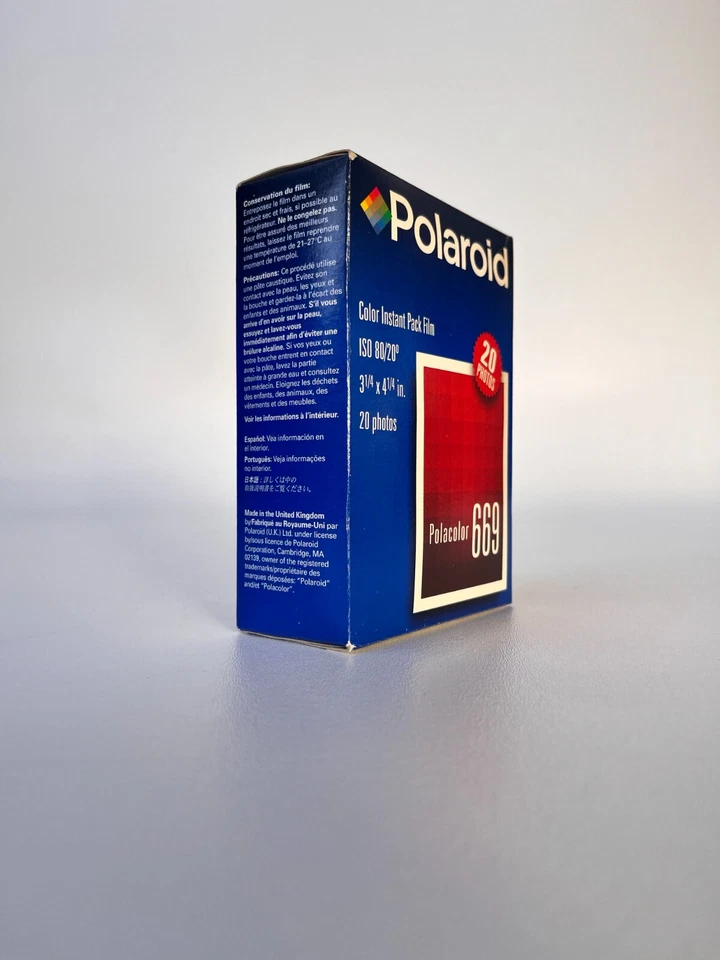 Polaroid 669 Type Color Film TWIN PACK - REFRIGERATED SINCE NEW! (20 exposures)  - Image 2 of 4
