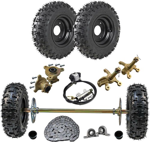 740mm Go Kart Cart Rear Axle Kit Brake 