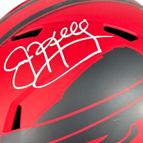 Jim Kelly Signed Buffalo Bills Rave Full-Size Replica Football Helmet (JSA) - Picture 2 of 3