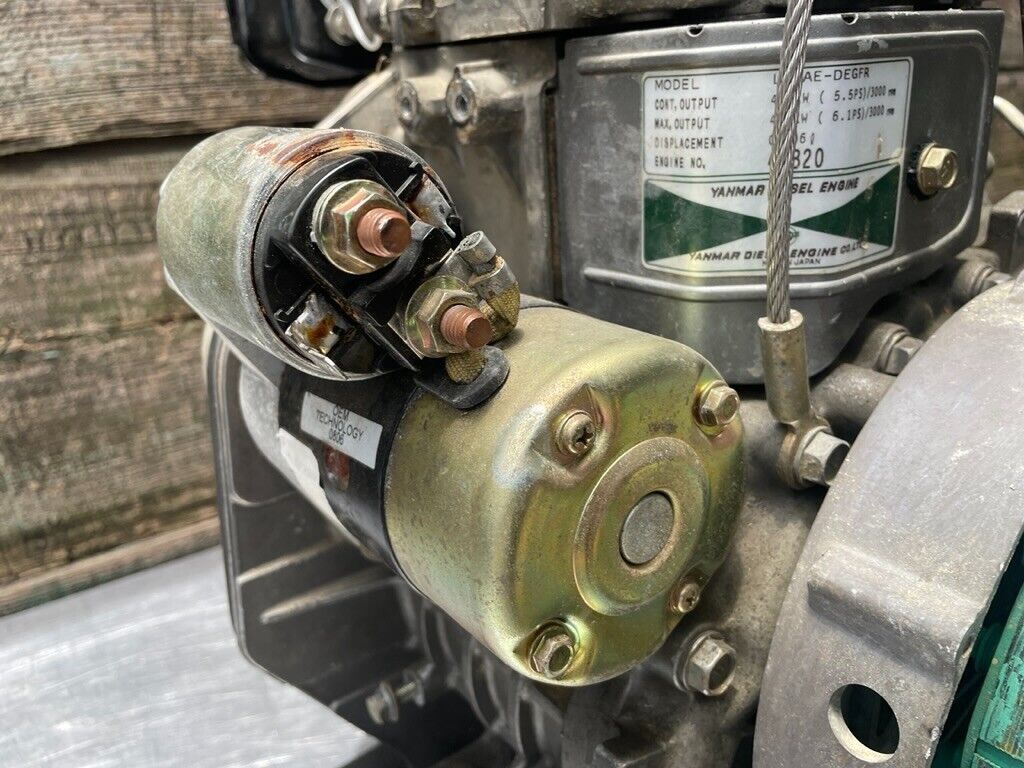 848HR YANMAR ENGINE L70AE, L70 4.9kw w/ Starter, Muffler 848HR YANMAR ENGINE L70AE, L70 4.9kw w/ Starter, Muffler