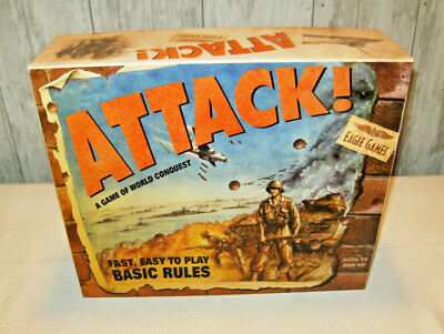 Eagle Games Attack! A Game Of World Conquest Board Game