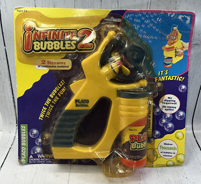 Vintage Planco Infinite Bubbles 2, 2 Strem Bubble Maker 2002 NOS