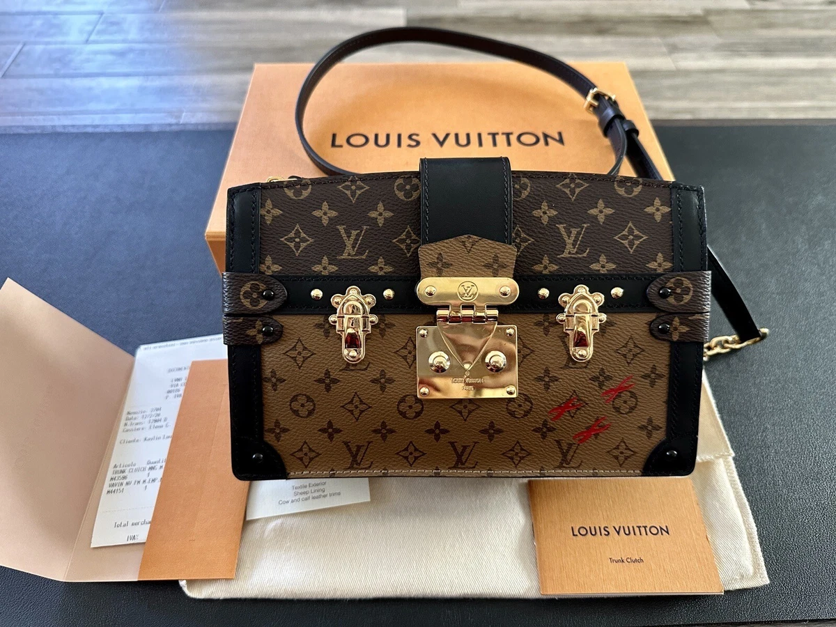 BRAND NEW LOUIS VUITTON TRUNK CLUTCH REVERSE MONOGRAM SOLD OUT