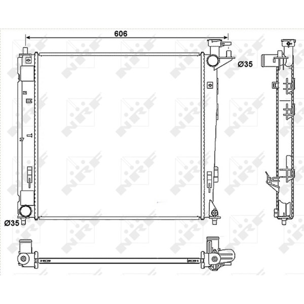 KüHler WasserküHler MotorküHler FüR Hyundai IX35 Ix35 Van KIA Sportage LM SL-image