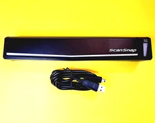 🔥 FUJITSU SCANSNAP S1100 PORTABLE DOCUMENT SCANNER CIS 600 dpi COLOR MONOCHROME