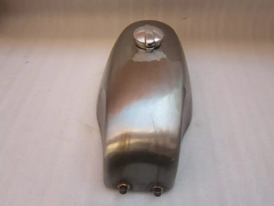 Ducati 750 Gt Petrol Fuel Gas Tank Raw Steel With Monza Cap |Fit For — 第 3/4 张图片