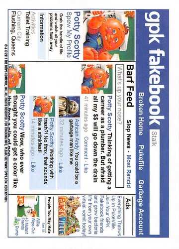 GARBAGE PAIL KIDS 2011 FLASHBACK SERIES 2 PICK-A-CARD YELLOW BASE STICKERS TOPPS - Picture 45 of 321