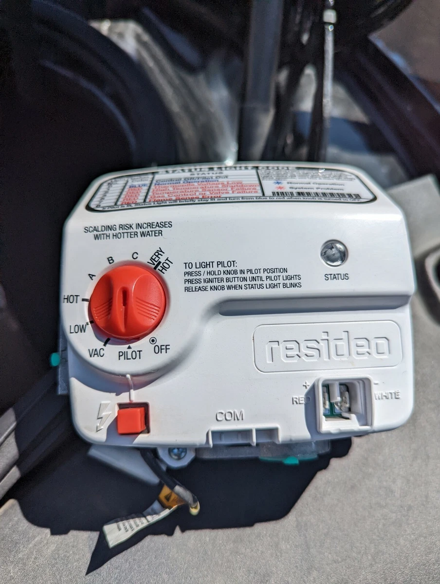 Honeywell Hot Water Heater Thermostat No Status Light Shelly Lighting