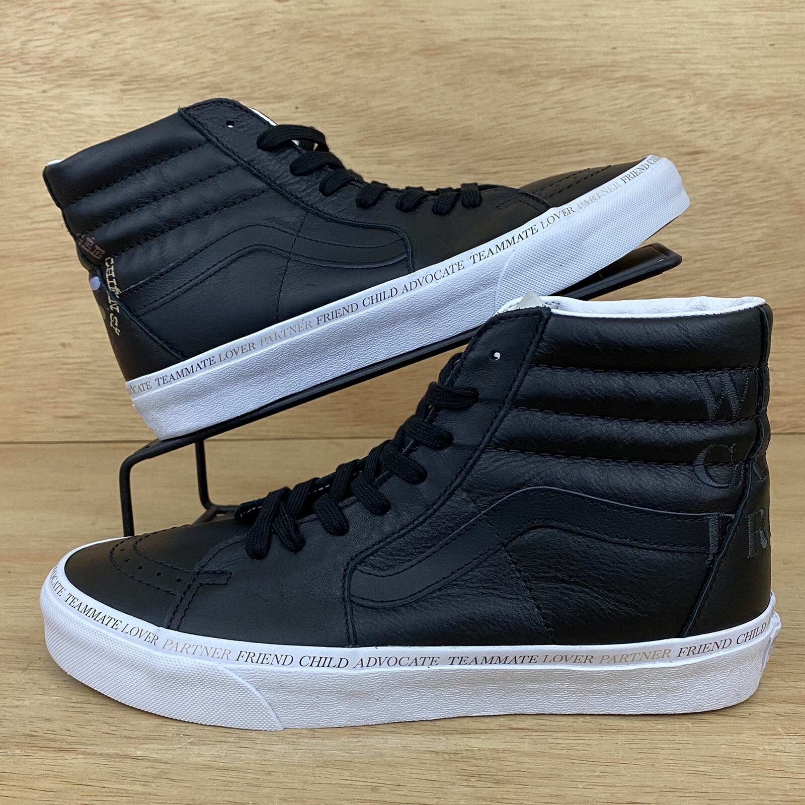 Vans Divine Energy SK8-Hi Black Men's Sz 9 Casual Shoes Black Sneakers NEW RARE